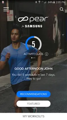 Personal Fitness Coach android App screenshot 1